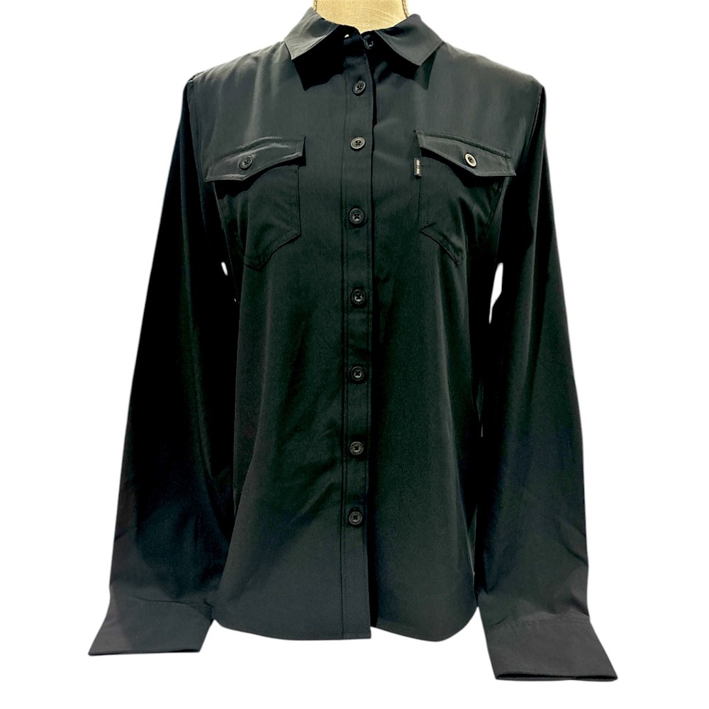 Harley-Davidson Black Long Sleeve Womens Top